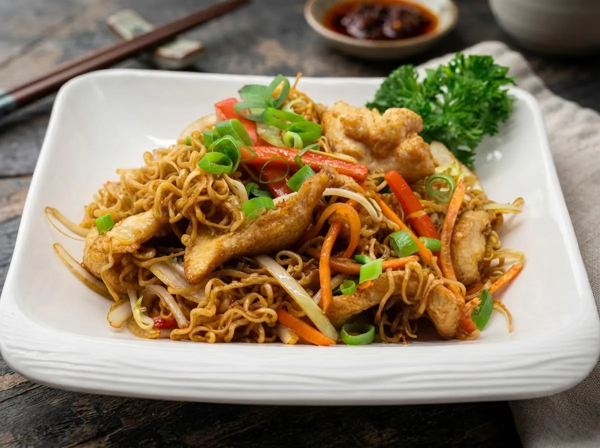 Wok og stekte nudler – Sakura Sushi Drammen